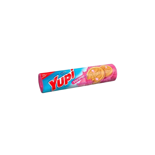 GALLETAS RELLENO MORANGO YUPI 110g