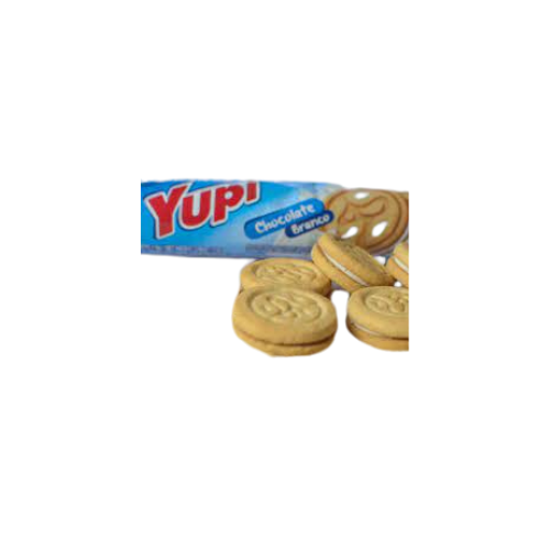 GALLETAS RELLENO CHOCOLATE BLANCO YUPI 110g